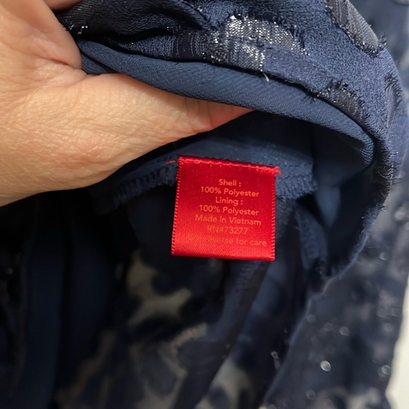 Jennifer Lopez faux tummy wrap Sheer Top XL - Picture 8 of 11